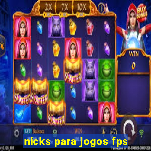 nicks para jogos fps